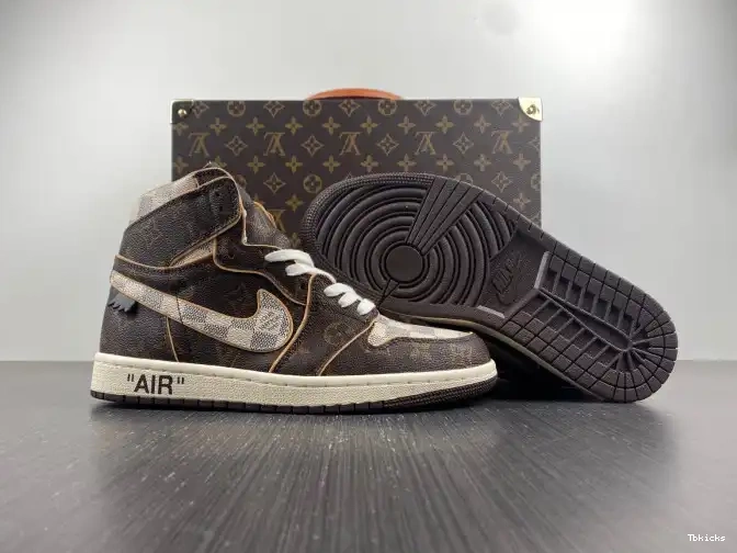 Reps TBK Jordan Air 1 OFF-WHITE LV x 0501